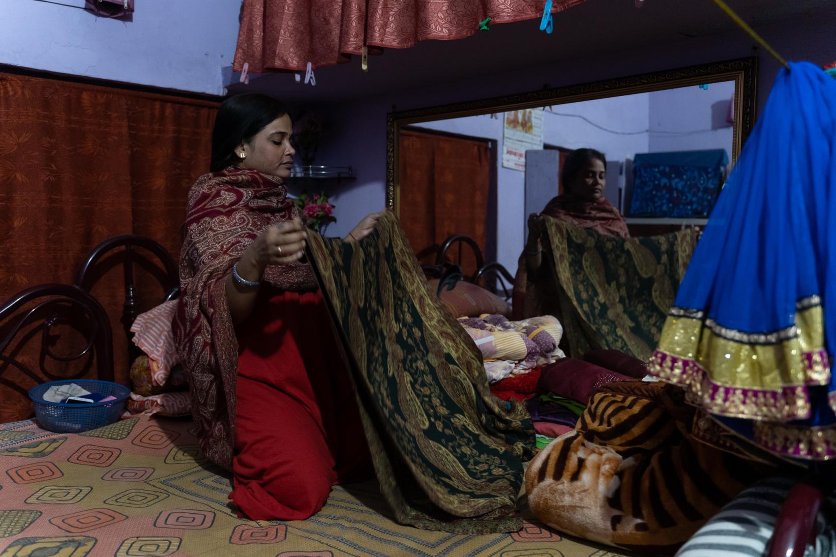 Prostituee in Sonagatchi, Calcutta, India © Jan De Deken